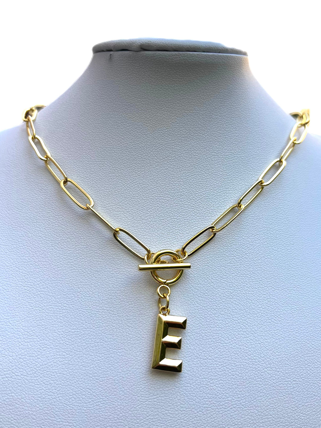 Thick Letter Necklace