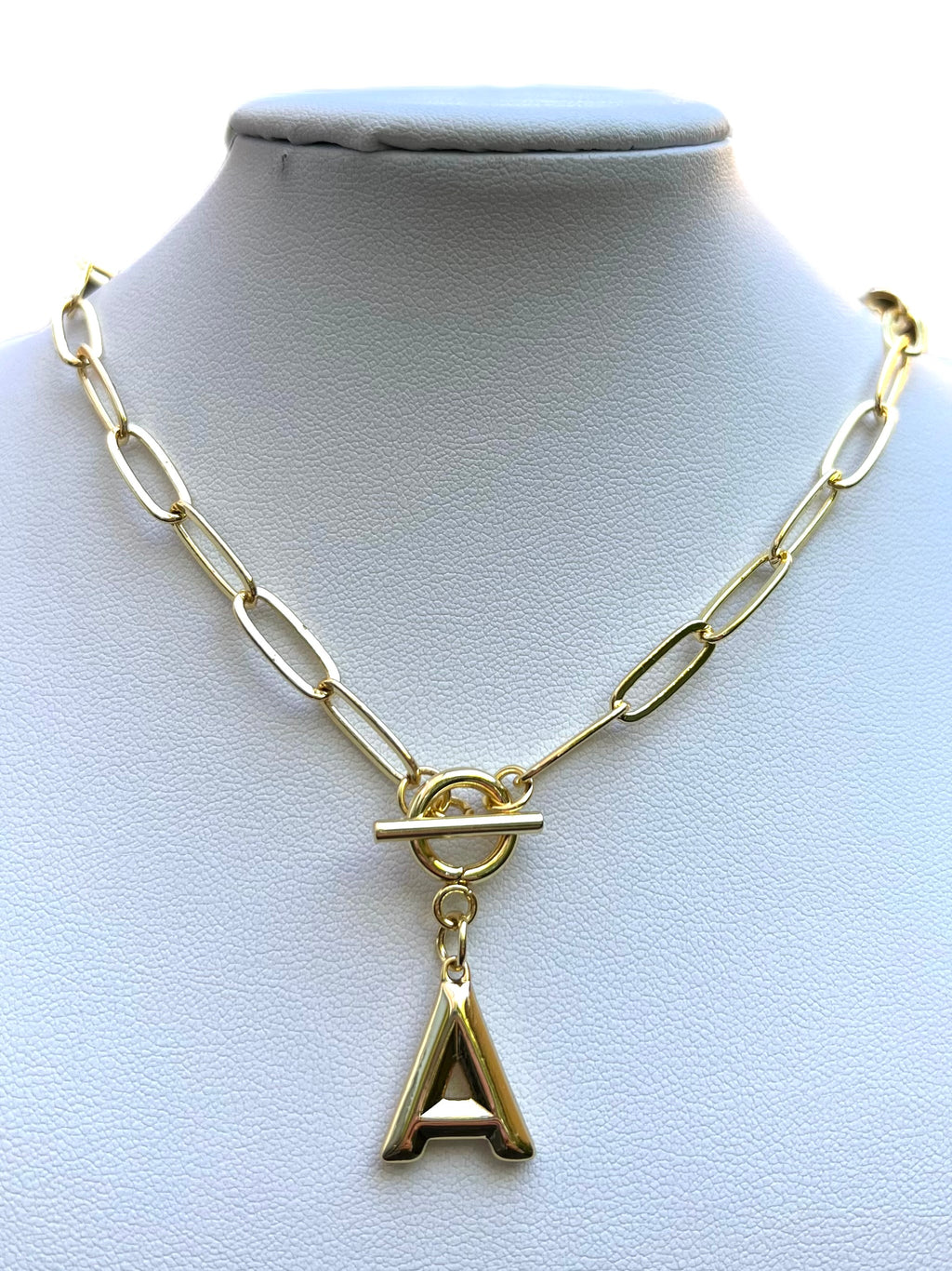 Thick Letter Necklace