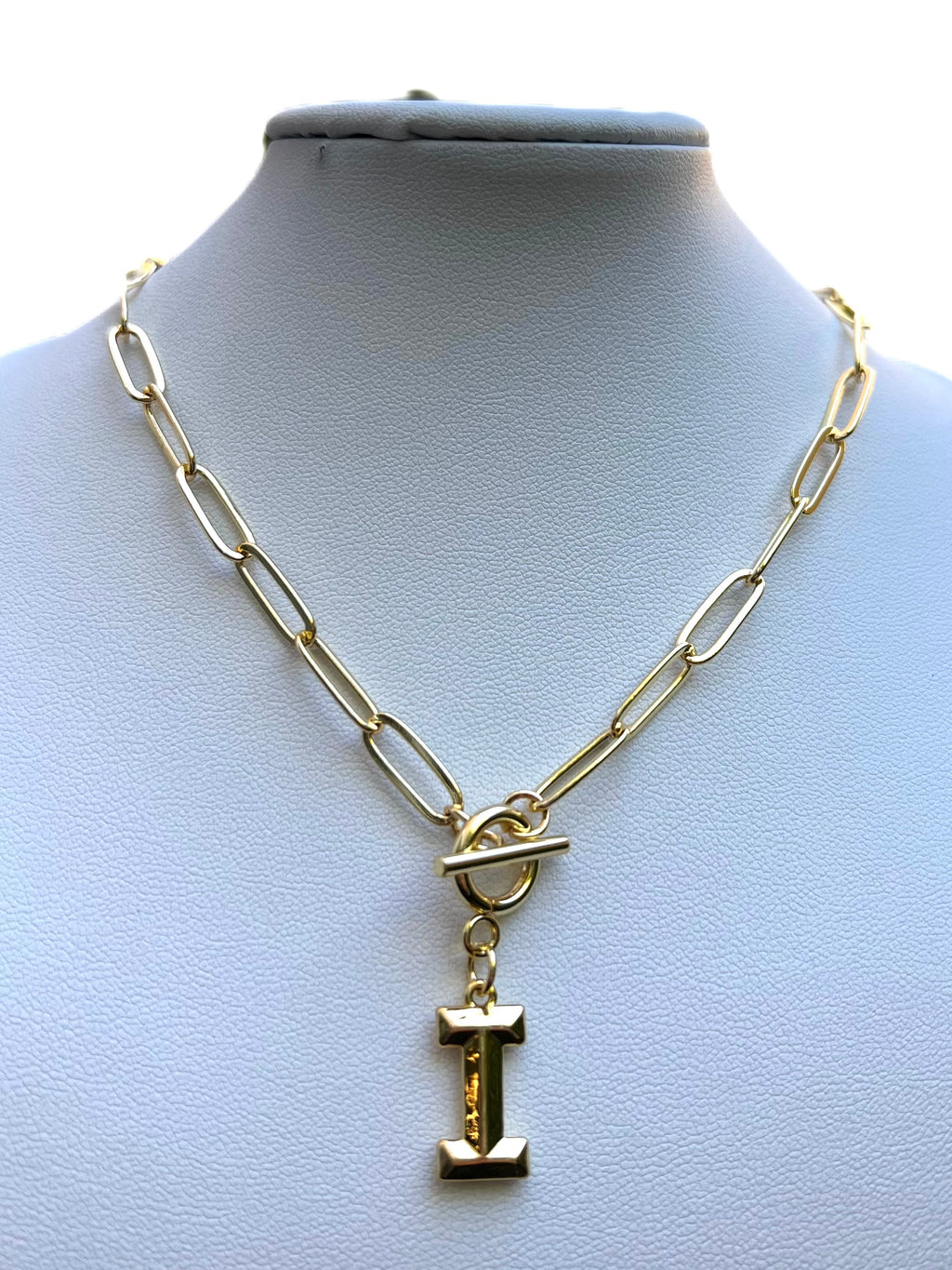Thick Letter Necklace