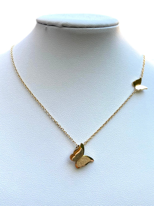 Clavicle Butterfly Necklace