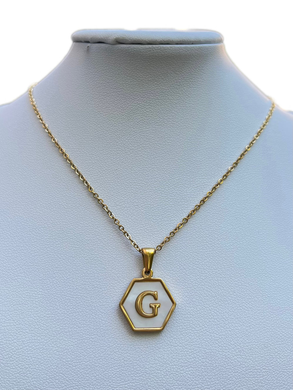Hexagon Letter Neclake