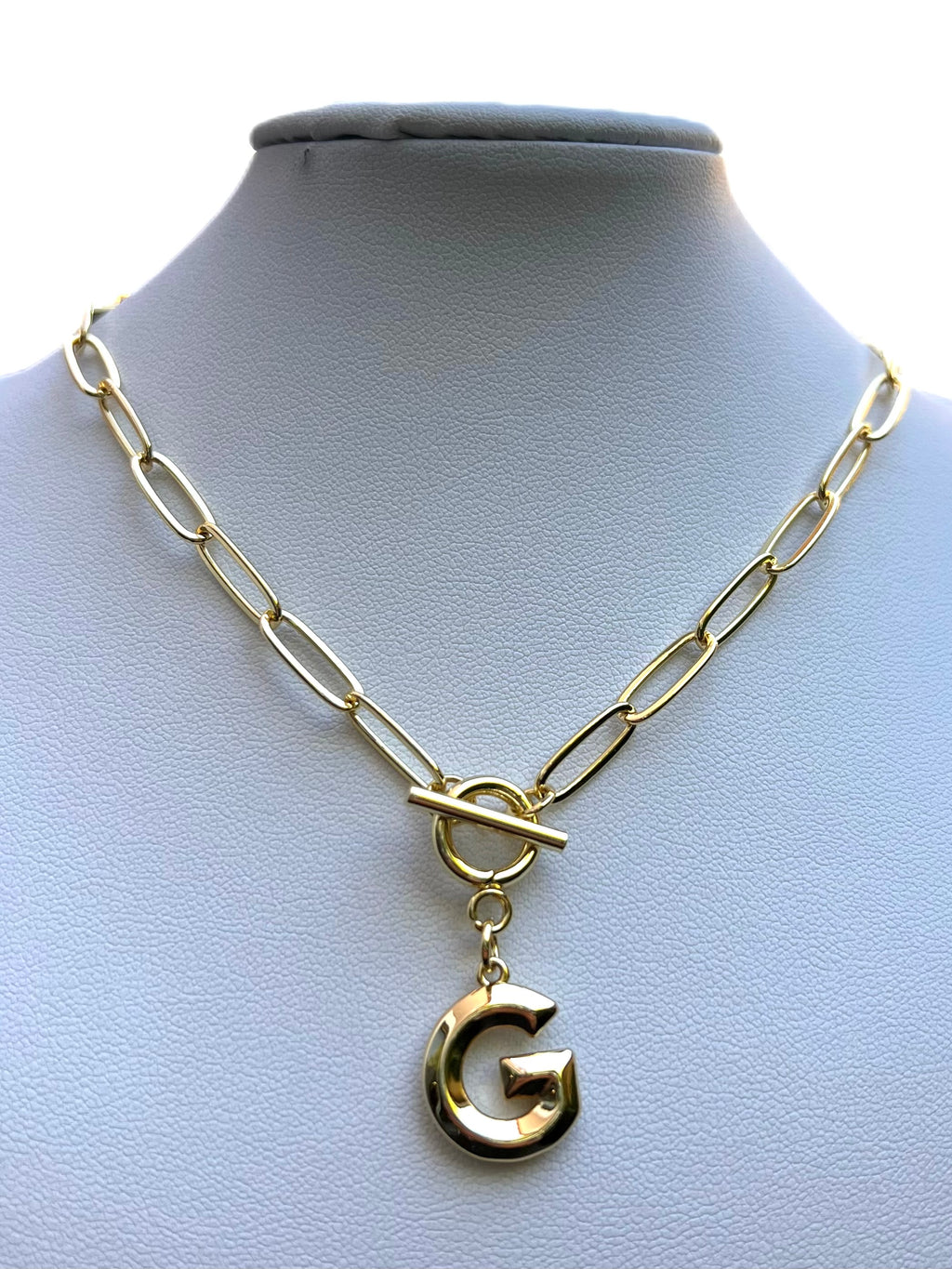 Thick Letter Necklace